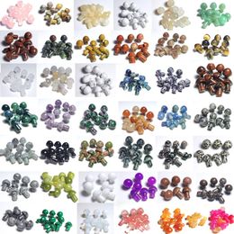 Natuursteen Gesneden Kristal Mini Paddestoel Genezing Reiki Mineraal Standbeeld Kristal Ornament Home Decor Gift Specifieke kleuren