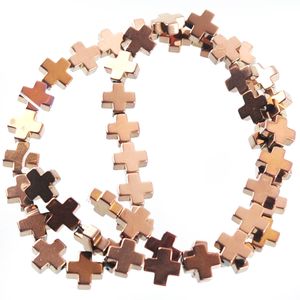 Cuentas de materiales de hematita de piedra Natural, cuentas cruzadas sueltas de 3x8mm, accesorios para hacer joyas, pulseras, BL354