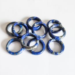 Natuursteen breed 6 mm lapis lazuli ringen mannen vrouwen ring party bruiloft