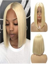 613 Bob Full Lace Wigs Lace Front perruque de cheveux humains 100 non transformés brésilien malaisien péruvien indien pour noir W6063685