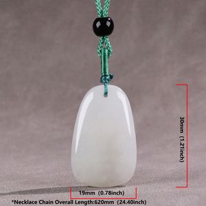 Collier de marque en jade blanc naturel, pendentif de conception de chaîne pour hommes et femmes, modèles de pendentif pour femmes, bijoux de créateur, pierres précieuses et bijoux