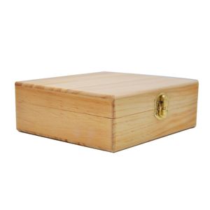 Caja de almacenamiento de tabaco de madera natural Molinillo de hierbas Tarro de almacenamiento para fumar HandPipe Regalo Caja de cigarrillos con ruedas Diseño innovador portátil DHL