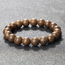 Natuurlijke houten kralen Bracelet Tibetaanse Boeddha Rozares Handgemaakte armbanden Mannen en Vrouwen Yoga Meditatie Gebed Geschenken Geschenken 240417