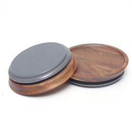 Tapa de bebida de madera natural para bebidas 70 mm 90 mm Respetuoso con el medio ambiente Tapa de botella redonda Tarro Tapas de bambú C1201