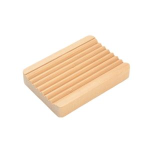 Natural Wooden Soap Dishes Tray Holder Storage Soap Rack Plate Box Container Portable Bathroom Soap Dish Storage Box
