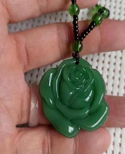 Natural Xinjiang HETIAN JASPER ROSE PENDANT DEL IDIVIE0128583779