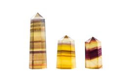 Pilier d'énergie en fluorite jaune naturelle, pierre brute, ornements artisanaux, capacité, tour à quartz, baguettes de guérison minérale, cristal Reiki Point1589917