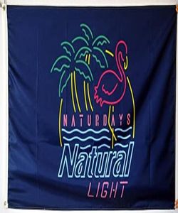 Naturdays Natural Natural Light Banner Flag 3x5ft Impression Polyester Club Team Sports Indoor avec 2 œillets en laiton6970601