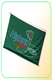 Naturdays Bandera de luz natural Bandera verde 3x5 pies Impresión Poliéster Club Equipo Deportes Interior con 2 ojales de latón 3278517