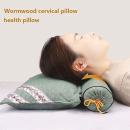 Nature Anti-bacteria Wormwood Pillow Nou Releaser Cervical Chinois Ancient Médecche traditionnelle