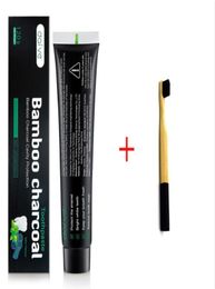 Dentifrice au charbon actif de bambou Nature avec environnement brosse à dents en bambou blanchiment des dents Clareador Oral Care7134486