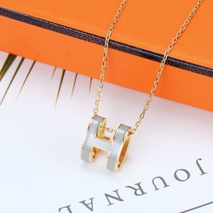 Nature Jewlery Designer for Women Classic Pendant Ketters Letter Ketting Designer Sieraden Opgewonden vakantie cadeau 83