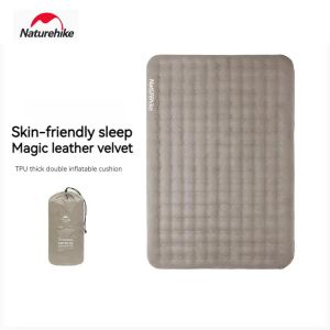 Matelas de couches imperméables inflatables de NatureHike, couches de lit d'air portables usure, portable, nylon 40D, TPU, 16 cm, 2,3 kg