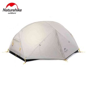 Tente Naturehike Mongar 2, tente de camping pour 2 personnes en plein air ultralégère pour 2 hommes, le vestibule doit être acheté séparément H220419