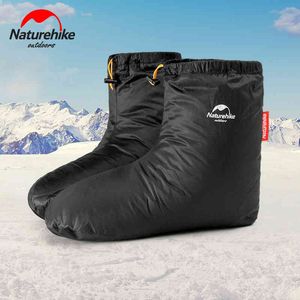 Naturetrekking extérieur hommes femmes chaussures d'oie blanche imperméable intérieur hiver chaud couvre-pieds gants