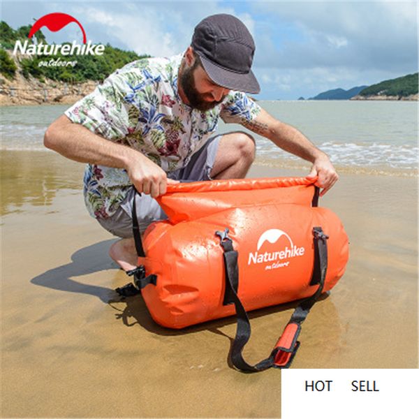 Bolsa seca Naturehike para exteriores, 40L-120L, bolsa de senderismo por el río, impermeable, para acampar al aire libre, bolsa para deportes de ciclismo, NH16T002-S