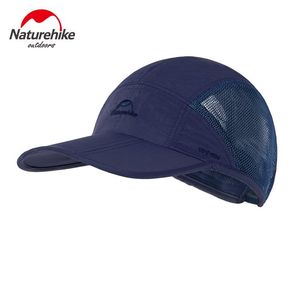 NatureHike Ultralight Nylon Polyester Ademende zonnebrandcrème Sunshade Cap Quick Drying Foldable Hat voor kamperen Wandelsporten Buitenhoeden