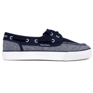 Nautica Zapatos náuticos con cordones para hombre, mocasines casuales con doble agujero, zapatos deportivos de moda - Galley