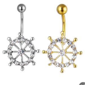 Navel Bell -knop Ringen D0686 Roer Belly Stud Mix kleuren Drop levering sieraden Body Dhgarden DHSJC