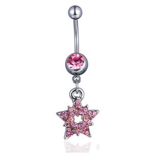 Nombril Bell Button Anneaux D0747 1 Couleur Nice Style Belly Ring Rose Comme Image Piercing Corps Jewlery Drop Livraison Bijoux Dhgarden Dhpsx