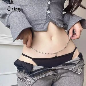 Navel Bell Button Rings Sexy taille keten aangepaste Thong slipje voornaam aanpassen Crystal Letters Bikini ondergoed voor vrouwen DIY lichaam sieraden meisje cadeau 231205