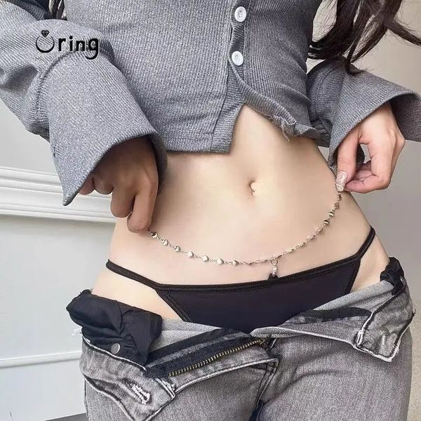 Anillos de botón de campana del ombligo Cadena de cintura sexy Bragas de tanga personalizadas Nombre Personalizar Letras de cristal Ropa interior de bikini para mujeres DIY Joyería corporal Regalo para niña 231205