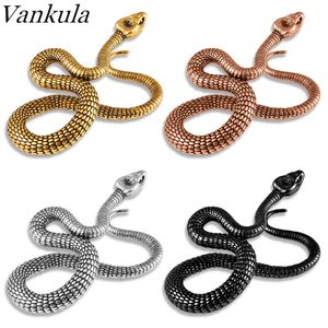 Navel Bell -knop Ringen Vankula 2pc Snake Dange oorgewichten voor uitgerekte oren meters van de oren Body Piercing Tunnels 316 roestvrijstalen body sieraden 230208