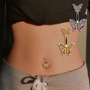 Nombres Anneaux 1pc Butain de papillon tendance Bouteau Boully Boulons sexy Barres Piercing Barres Piercing