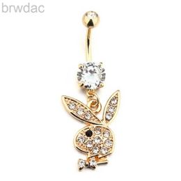 Anneaux de nombril mignon Rabbit Boully Buth Rings 316L SHILICAL SEAKE PIRCING BOUTON BOUTONS NELLAL PIRCING SEXY BORDE BIELRY D240509