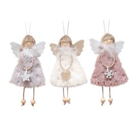 NAVIDAD VISMAS TREE PENDANT Ornements 2023 Cadeaux du Nouvel An Christmas Angel Dolls Christmas Decoration For Home Natal Noel Deco
