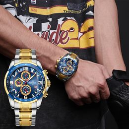 NAVIFORCE Hoogwaardige horloges voor heren Luxe modeontwerp Multifunctioneel waterdicht quartz herenpolshorloge Relogio Masculino