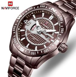 Naviforce Luxury Brand Watches Mens Sport Watch Full Steel Quartz Clock Men Date Impermeable Reloj Man Relogio Masculino7488937
