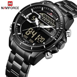 Naviforce para hombres relojes de lujo para hombres de lujo Sport Watch Watring Men Man Man Man Mungueo Militar de Man del Man Water Man impermeable