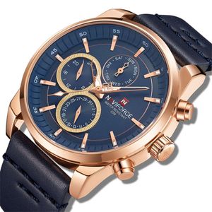 NAVIFORCE – montre à Quartz étanche pour hommes, marque supérieure, mode cuir, calendrier, horloge Premium, 2022