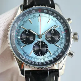 Navitimer AB0138241C1A1 AAAAA 5A Relojes SuperClone de calidad 43 mm Hombres con caja de regalo Cristal de zafiro Mecánico automático 7750 Movimiento de cronógrafo Jason007 A09