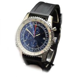 Navitimer quartz horloge 44 mm rubberen band chronograaf polshorloge topkwaliteit montre de luxe 904l roestvrijstalen polshorloge voor dames leer sb054 c4