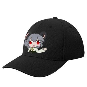 Nazrin Nyn | Touhou Funny mouse girl Gorra de béisbol Sombrero con capucha Hombre para el sol Golf Sombrero derby Sombrero para hombre 240111