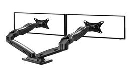 NB F160 Gas Spring 360 degrés Desktop 17quot27quot Double Monitor Holder ARM complet TV Mount6838411