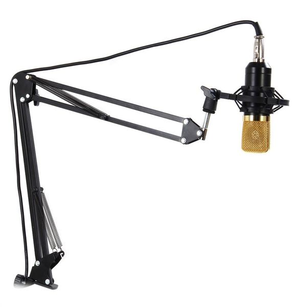 NB35 Grabación de registro de registro Micrófono Suspensión Boom Boom Sprote Sporter con Microphone Clip Table Montaje CLAMP SIN MIC B3618953