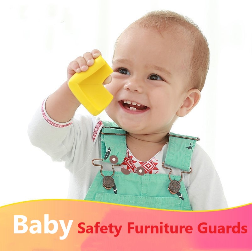 NBR Protective Paste Baby Safety Corner Edge Cushions Soft Color Table And Chair Collision Angle Kids Care Table Angle Anti-collision Cushion Protective Articles