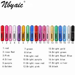 Nbyaic 100 stks parfum bottelende bodems gevulde 5ml draagbare artefact prachtige lege fles multicolor sample spray