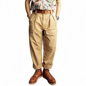 Nc-0002 Pantalon Cargo de Style militaire américain pour hommes 10 Oz Cott Vintage OG107 pantalon décontracté ample M701 #