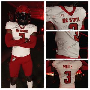 NC State Wolfpack College Camisetas de fútbol Devin Leary Jack Chambers Demie Sumo-Karngbaye Houston Delbert Mimms III Thayer Thomas Anthony