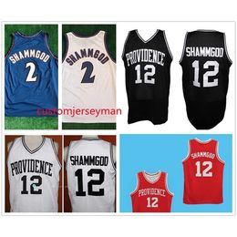 Nc01 Basketball Jersey Mens Stitched God 2 Shammgod maillots Providence Retro Classic Taille personnalisée S-5XL
