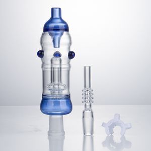 NC016 Waterpijp Morsbestendige Pijpen Dab Rig Glazen Waterpijpen Bubbler PRO OD 32mm 14mm Keramische Quartz Nail Birdcage Diffuser Perc Bubbler Bong