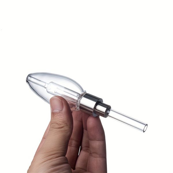 NC027 Hookah Egg Shape Glass Hand Pipes Bubblers Dab Rig Glass Bong 510 Thread Titanium Nail ou Quartz Conseils pour fumer