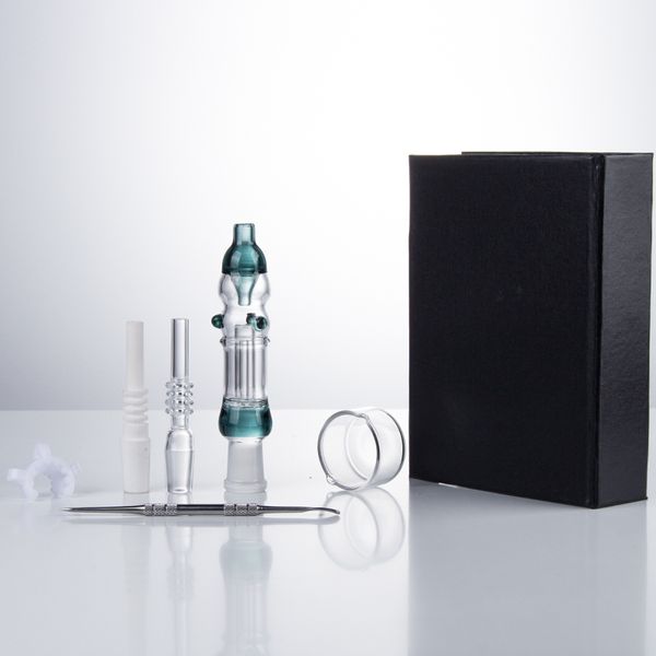 NC046 DAB RIGNE VERRE BONG BOX COLORFUR BOX CONSEIL PIPE SUMEUX SUMEUX AU TORI