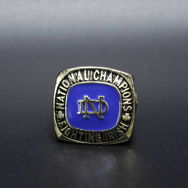 Ncaa 1946 Anillo de campeonato de la Universidad de Notre Dame personalizado