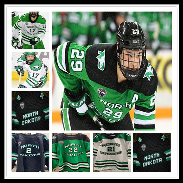 NCAA 2020 und jerseys de hockey collégial Matt Kiersted Colton Poolman Cole Smith Kawahi Andrew Peski Jacob Bernard-Docker Tychonick Custom