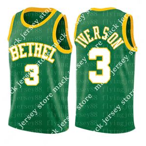 NCAA 23 High School Jersey Irlandais Mens Vert Jaune Blanc Basketball Jerseys Broderie S-XXL